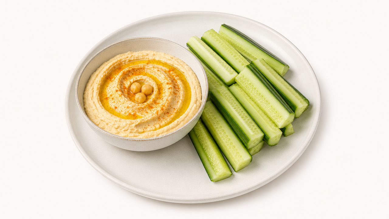 Hummus & Cucumber Sticks