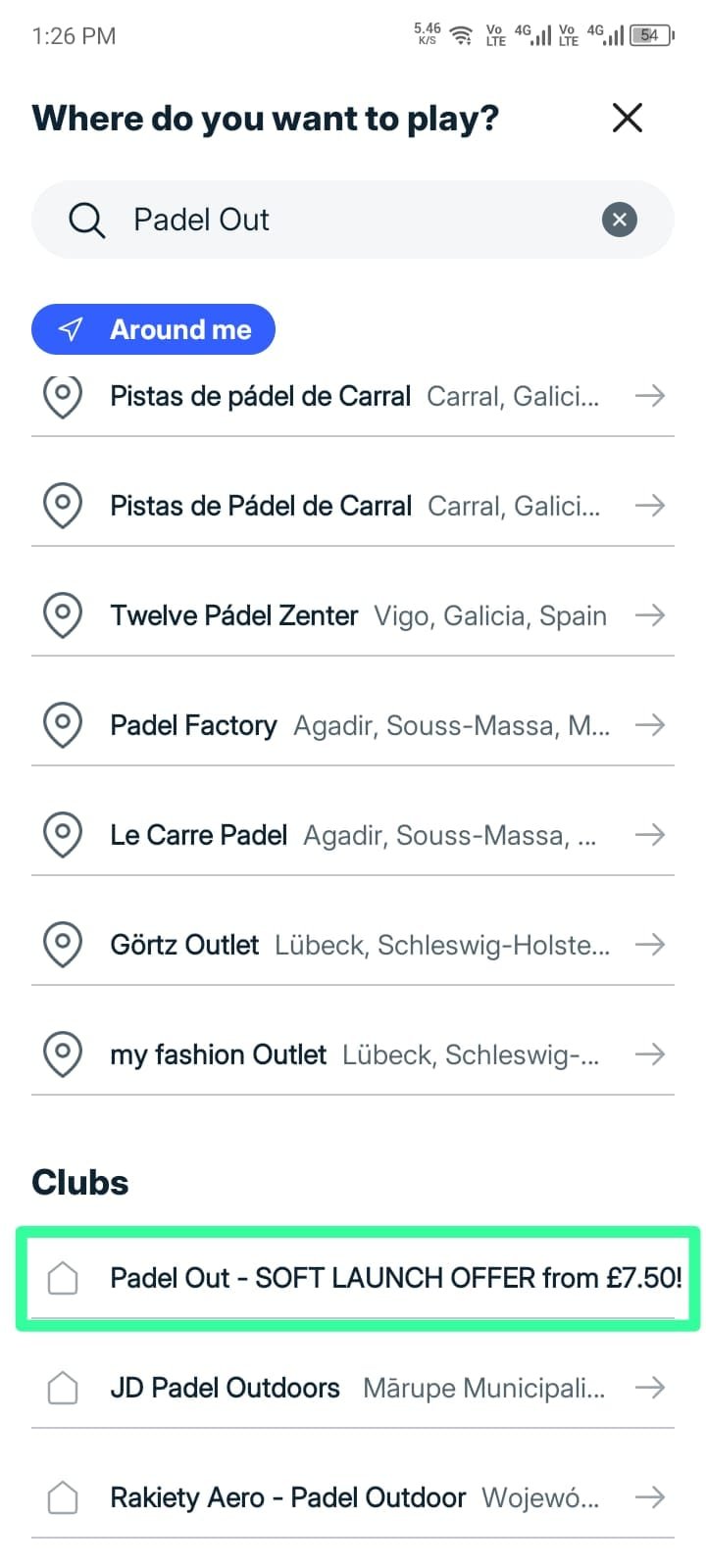 Find Our Club